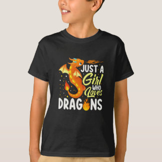 Just A Girl Who Loves Dragons adorable T-Shirt