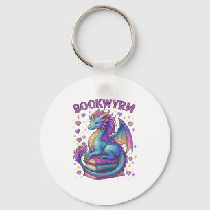 Just A Girl Who Loves Dragons And Books Tank Top_1 Key Ring