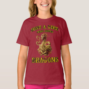Just A Girl Who Loves Dragons T-Shirt