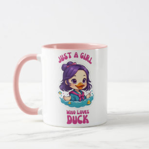 Just A Girl Who Loves Duck Mug