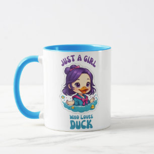 Just A Girl Who Loves Duck Mug