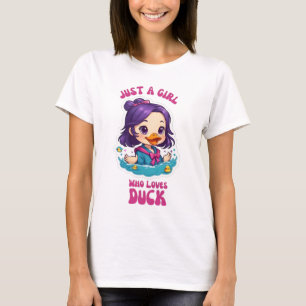 Just A Girl Who Loves Duck T-Shirt