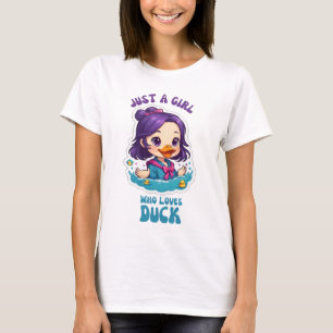 Just A Girl Who Loves Duck T-Shirt