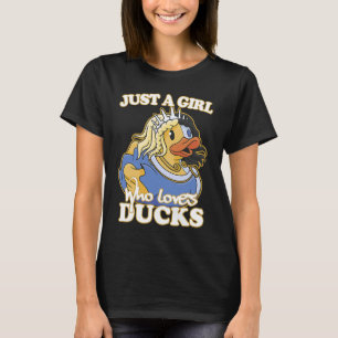 Just a Girl Who Loves Ducks Ducks  3 T-Shirt