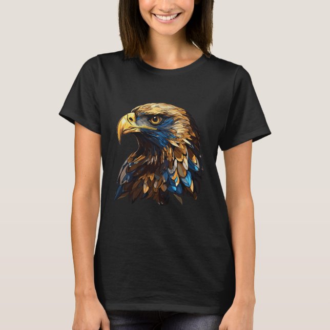 Just a Girl Who Loves Eagles T-Shirt (Front)