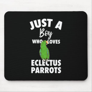 Just A Girl Who Loves Eclectus Parrot Mouse Mat