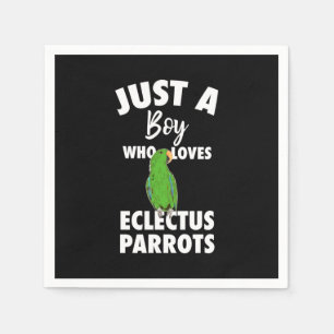Just A Girl Who Loves Eclectus Parrot Napkin