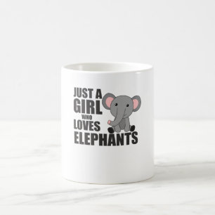 Just A Girl Who Loves Elephants Coffee Mug