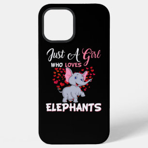 Just A Girl Who Loves Elephants Gifts iPhone 12 Pro Max Case