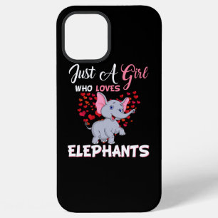 Just A Girl Who Loves Elephants Gifts iPhone 12 Pro Max Case