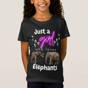 Just A Girl Who Loves Elephants T-Shirt