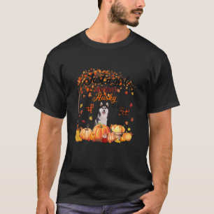 Just A Girl Who Loves Fall And Husky Dog Autumn T-Shirt