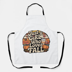 Just A Girl Who Loves Fall Classic T-Shirt.png Apron