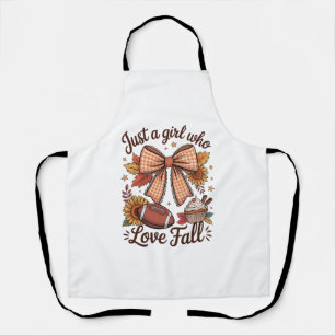 Just a Girl Who loves Fall Cosy Apron