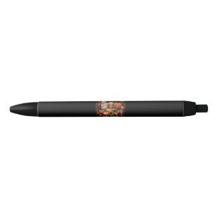 Just A Girl Who Loves Fall Football Pumpkin Spice Black Ink Pen