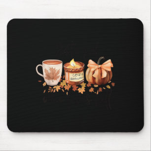 Just A Girl Who Loves Fall Pumpkin Cozy Autumn Mouse Mat
