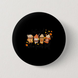 Just A Girl Who Loves Fall Pumpkin Football Cozy A 6 Cm Round Badge