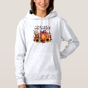 Just a Girl Who Loves Fall Pumpkin Spice Latte Hoodie