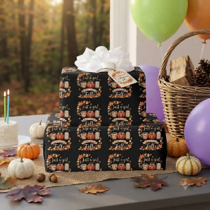 Just A Girl Who Loves Fall Season Coffee Autumn Wrapping Paper