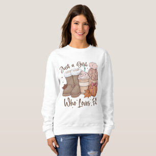 Just a Girl Who Loves Fall Sweatshirt