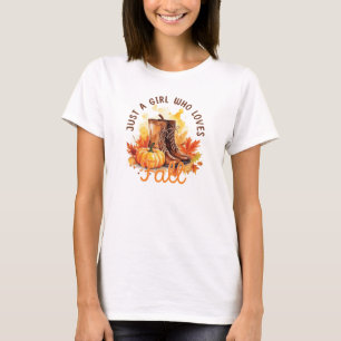 Just A Girl Who Loves Fall T-Shirt