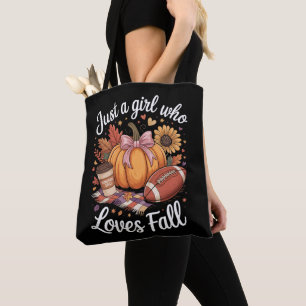 Just a Girl who loves Fall Tote Bag
