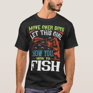 Just A Girl Who Loves Fishing Gift graphic T-Shirt