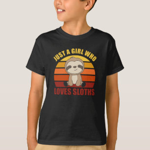 Just A Girl Who Loves Foxes Cute Animals For Girls T-Shirt