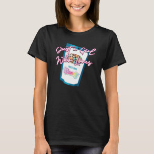 Just a Girl Who Loves Freeze Dried Candy  Graphic T-Shirt