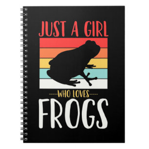Just A Girl Who Loves Frog Notebook