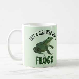 Just a girl who loves frogs Frog lover gifts Coffee Mug