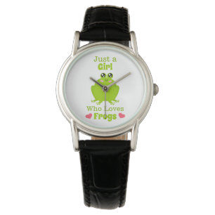 Just A Girl Who Loves Frogs Frog Lover Watch