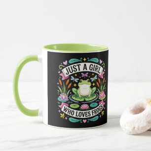 Just a girl who loves frogs mug