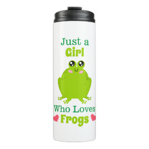 Just A Girl Who Loves Frogs Thermal Tumbler