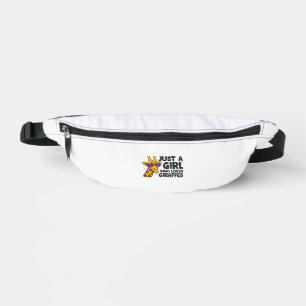 Just a Girl Who Loves Giraffes _3 Bum Bags