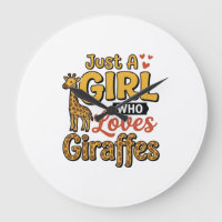 Just A Girl Who Loves Giraffes Vintage Vector Desi