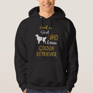 Just A Girl Who Loves Golden Retriever Goldie Mom Hoodie
