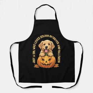 Just a Girl Who Loves Golden Retrievers Apron