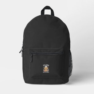 Just a Girl Who Loves Golden Retrievers Dogs Lover Printed Backpack