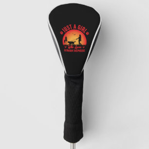 just a girl who loves golf head cover