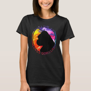 Just A Girl Who Loves Gorillas Silverback Gorilla T-Shirt