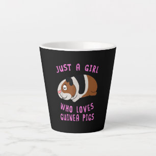 Just A Girl Who Loves Guinea Pig Animal Spirit Latte Mug