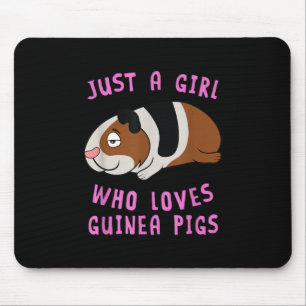 Just A Girl Who Loves Guinea Pig Animal Spirit Mouse Mat