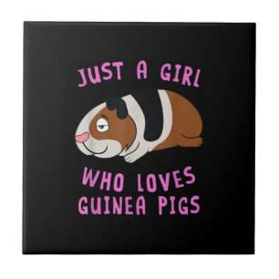 Just A Girl Who Loves Guinea Pig Animal Spirit Tile