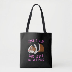 Just A Girl Who Loves Guinea Pig Animal Spirit Tote Bag