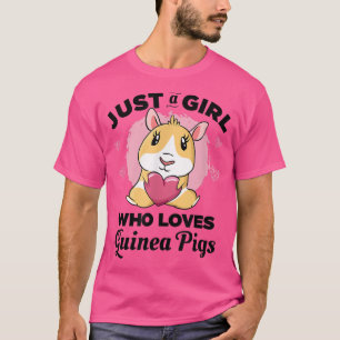 Just A Girl Who Loves Guinea Pigs 3481  T-Shirt
