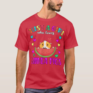 Just a Girl who loves Guinea Pigs 879 T-Shirt
