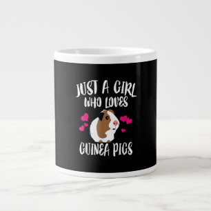 Just A Girl Who Loves Guinea Pigs Guinea Pig Gift Large Coffee Mug