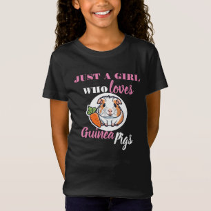 just a girl who loves Guinea Pigs, piggie lover T-Shirt
