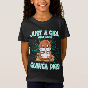 Just A Girl Who Loves Guinea Pigs T-Shirt